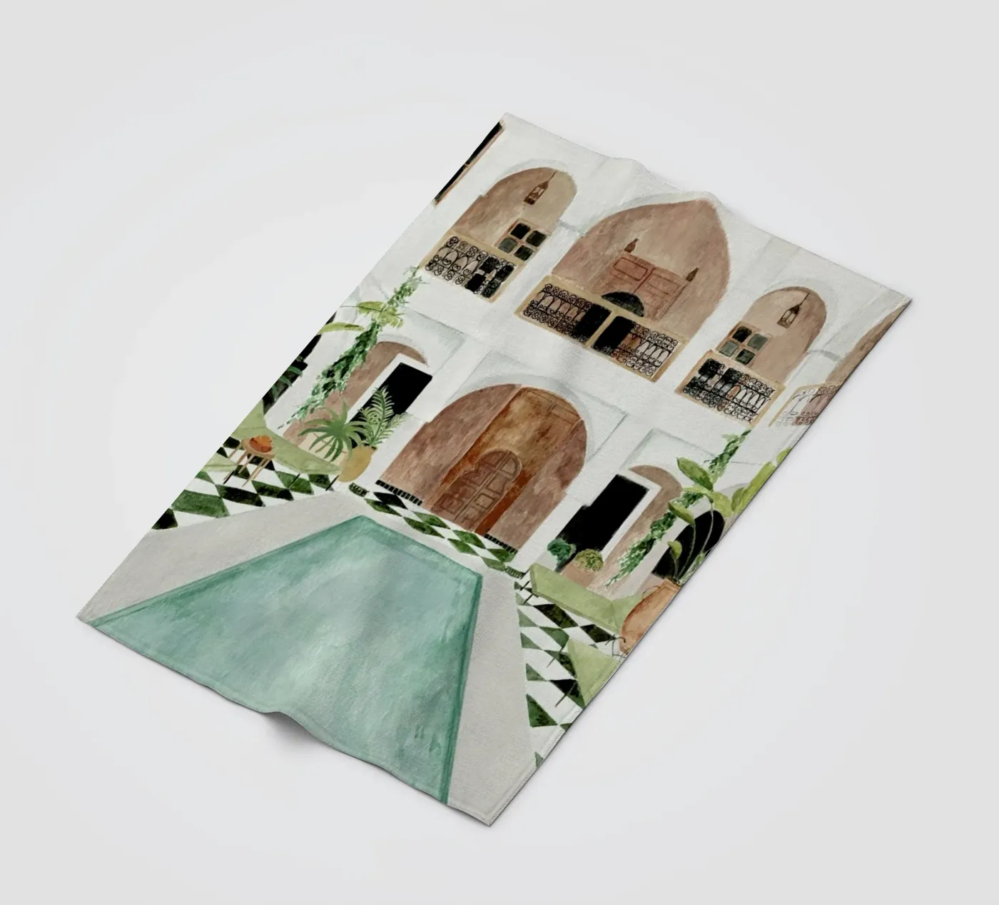 Riad coperta in pile da Isabelle Vandeplassche