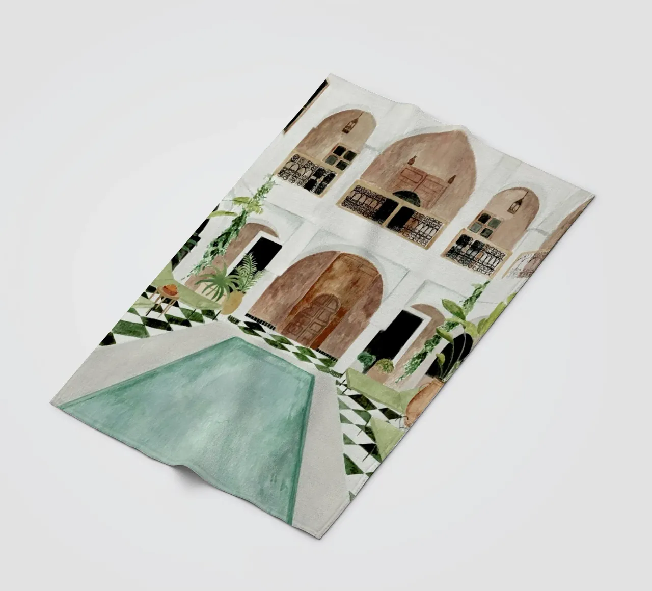 Riad fleecedeken van Isabelle Vandeplassche