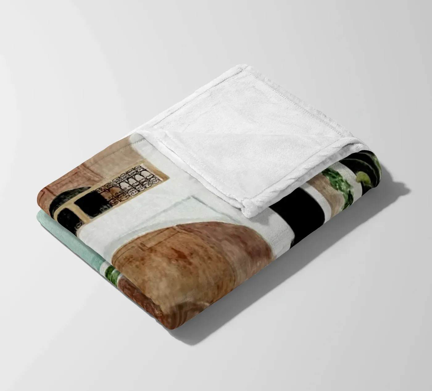 Riad fleece blanket by Isabelle Vandeplassche