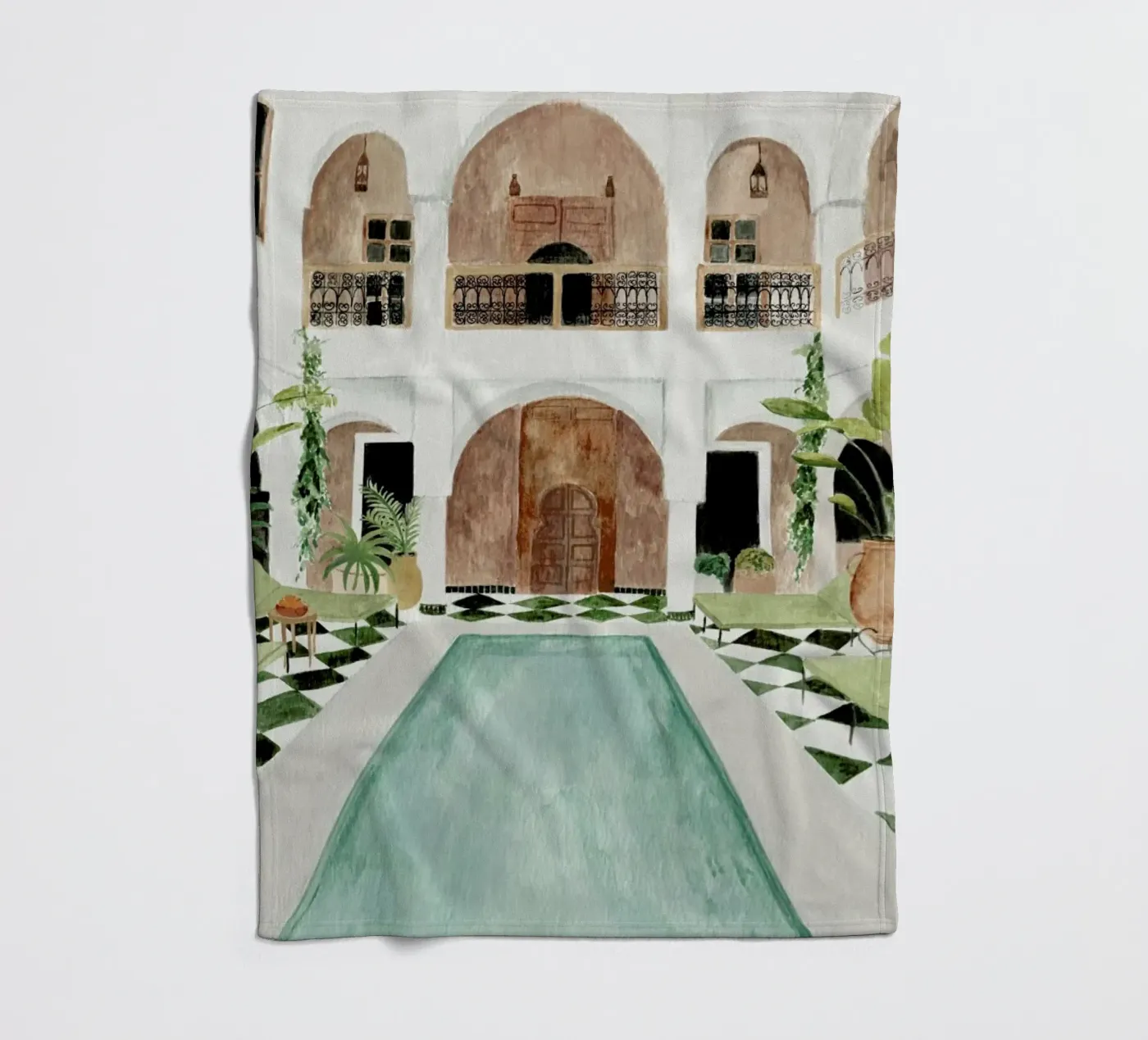 Riad fleecedeken van Isabelle Vandeplassche