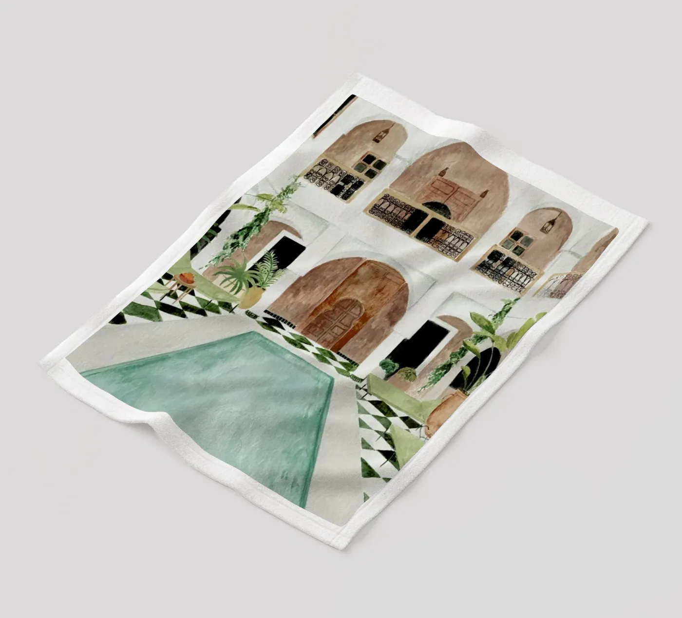 Riad fleecedeken van Isabelle Vandeplassche