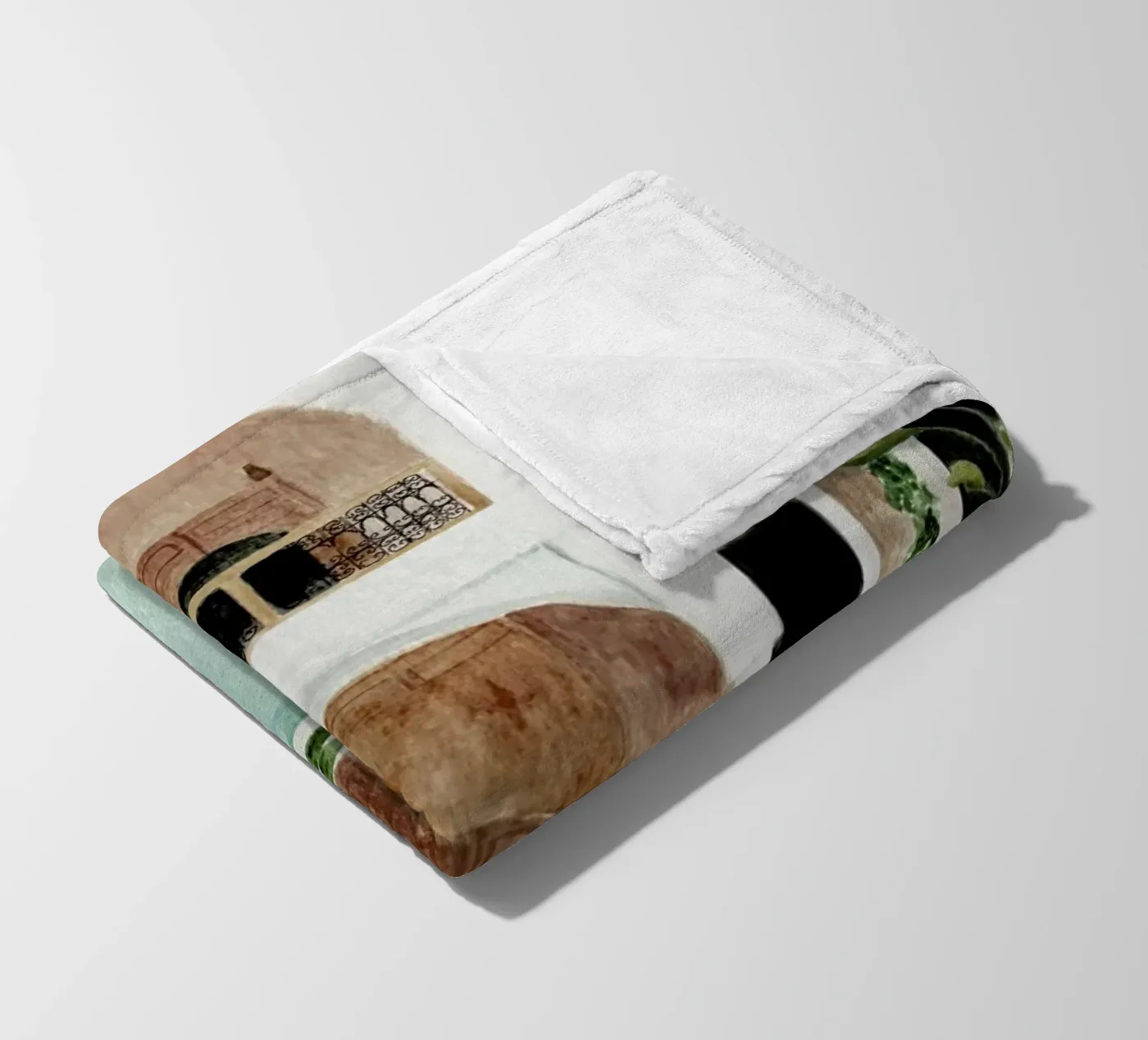 Riad fleece blanket by Isabelle Vandeplassche