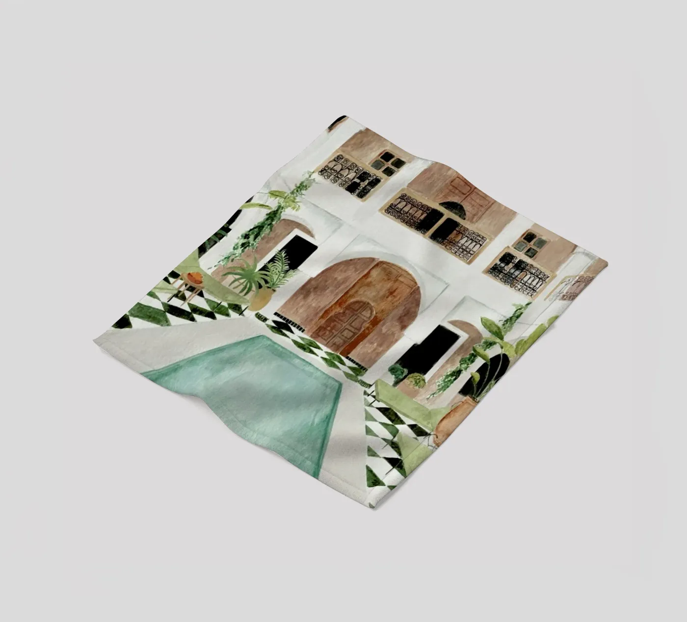 Riad coperta in pile da Isabelle Vandeplassche