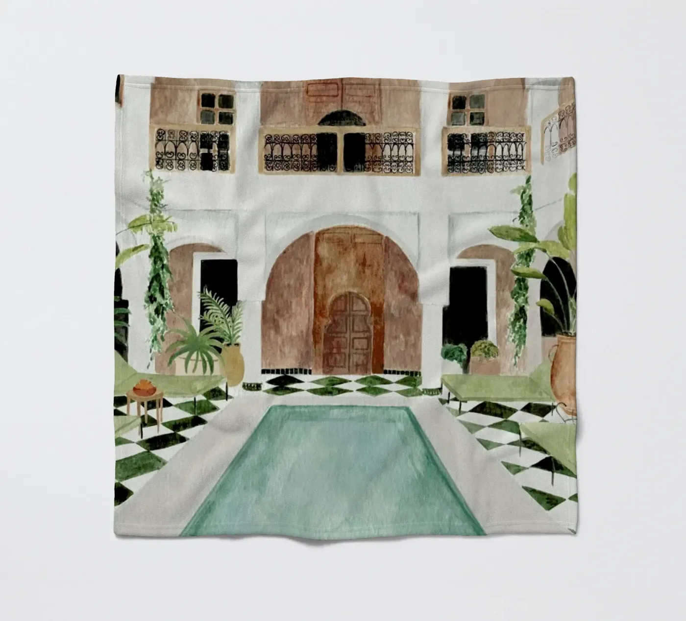 Riad coperta in pile da Isabelle Vandeplassche