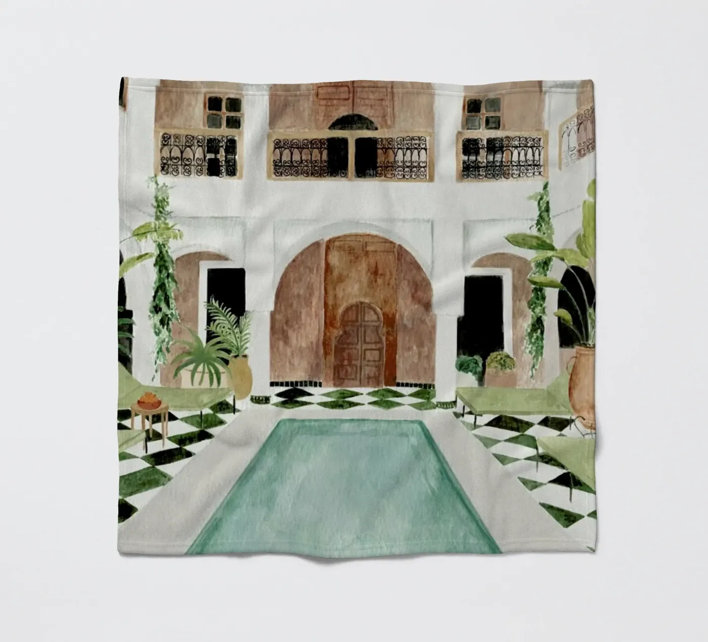 Riad fleecedeken van Isabelle Vandeplassche