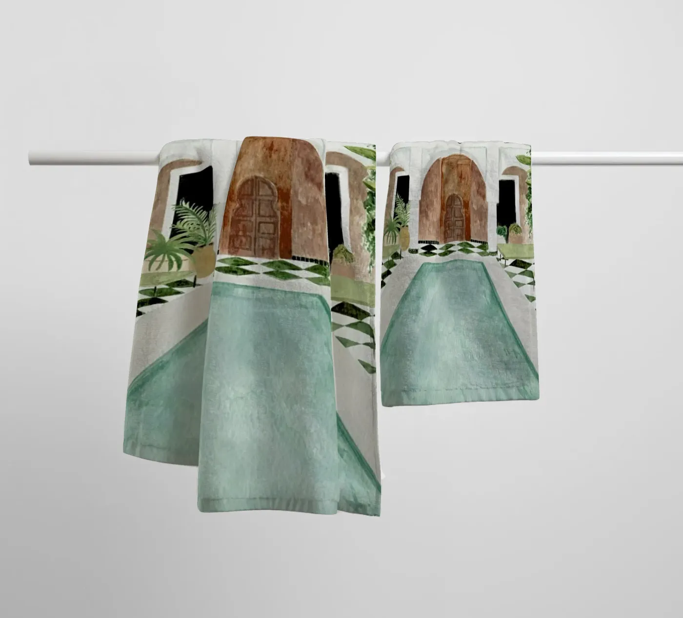 Riad towel by Isabelle Vandeplassche