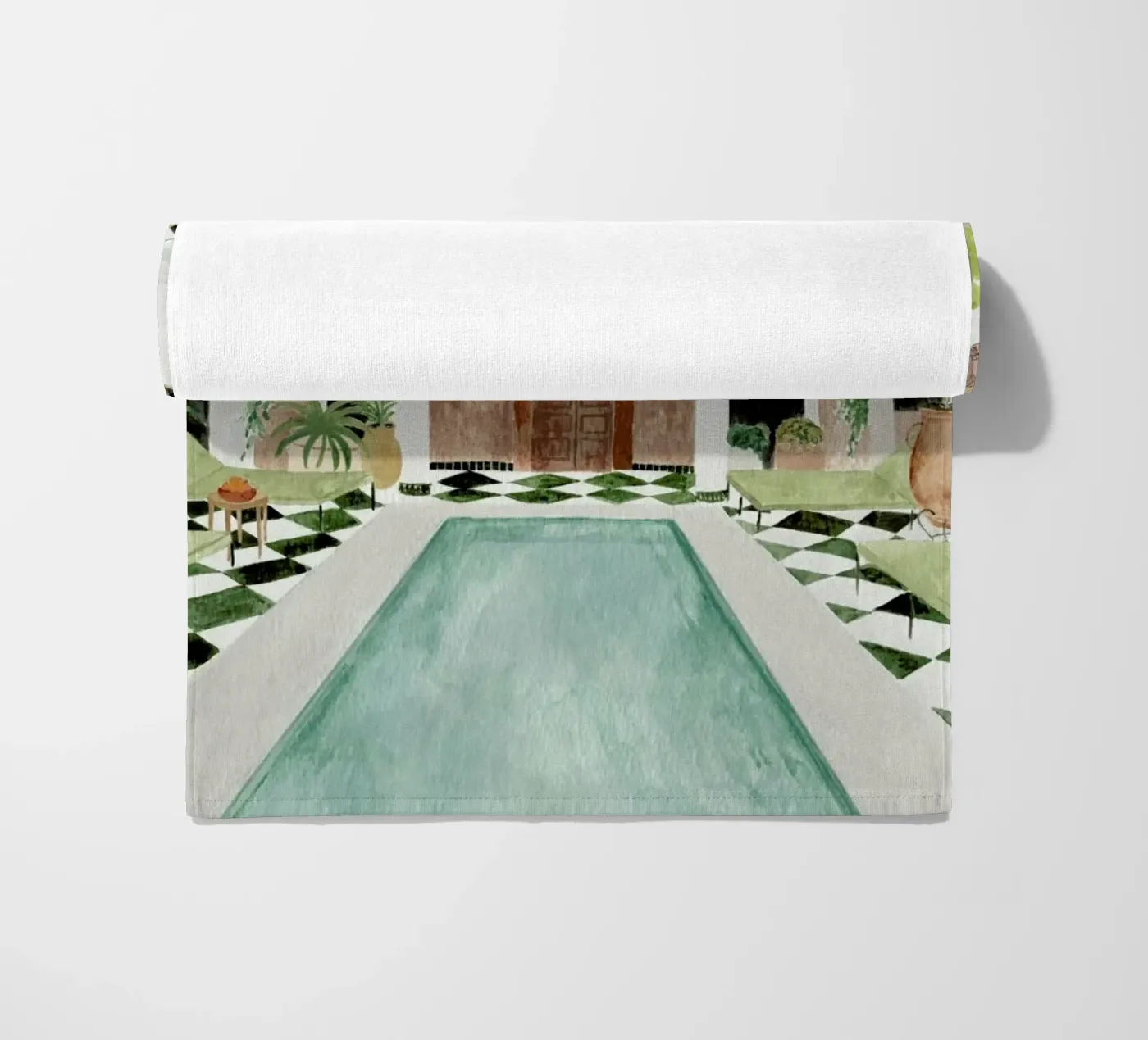 Riad strandhanddoek van Isabelle Vandeplassche