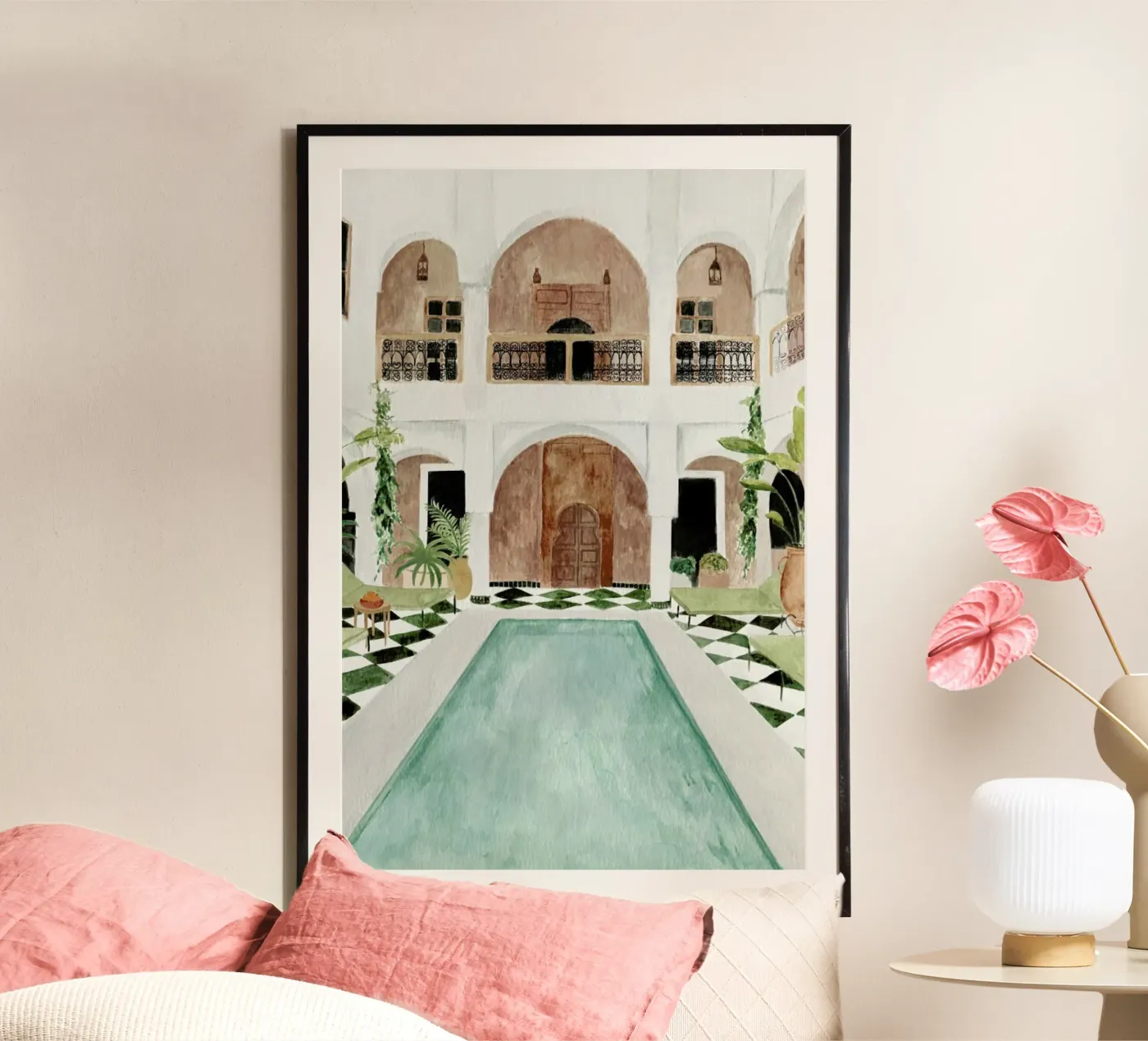 Riad poster da Isabelle Vandeplassche