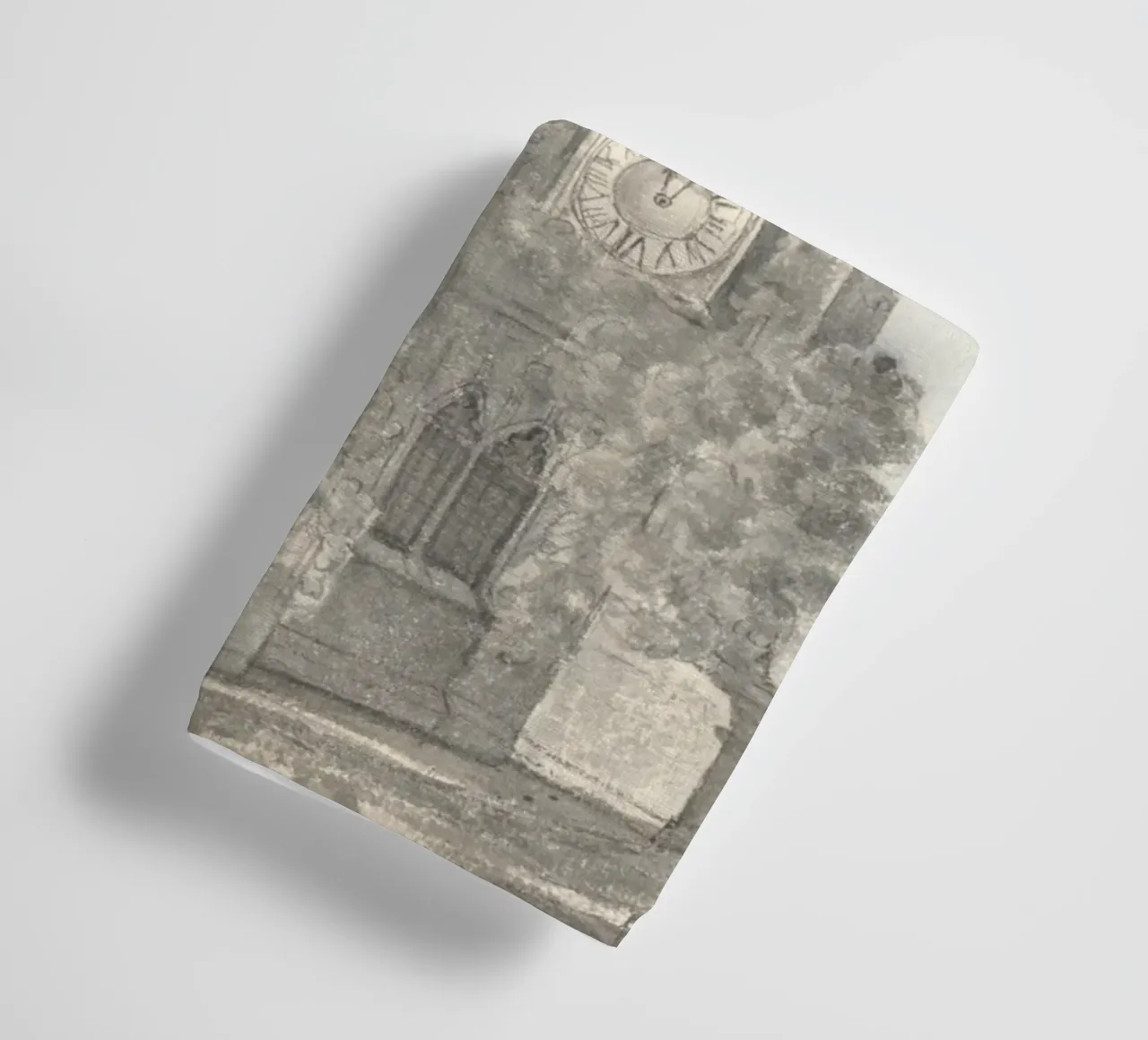 Rustic Church Tower: Weather Vane & Ivy-Clad Walls towel by ClubArt