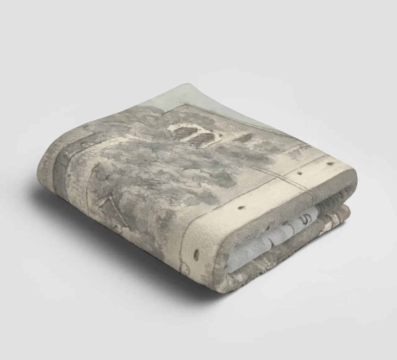 Rustic Church Tower: Weather Vane & Ivy-Clad Walls towel by ClubArt