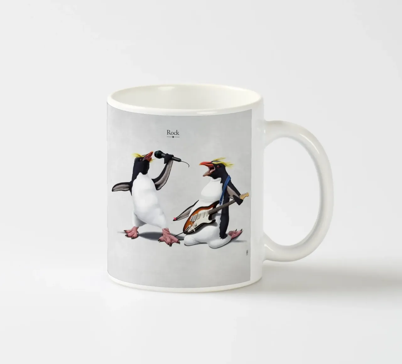 Rock (Titled) tazza in ceramica da Rob Art | Illustration