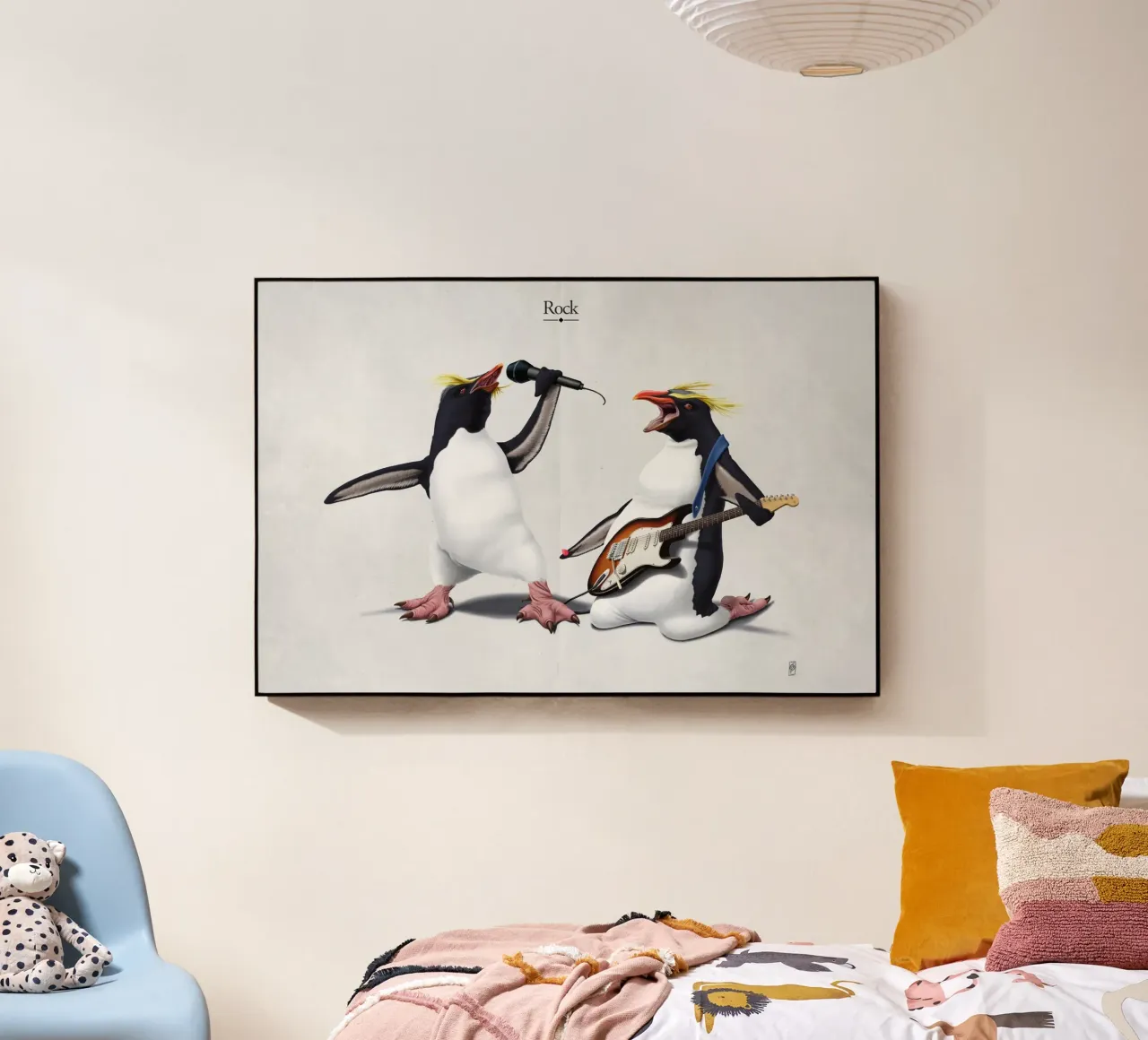 Rock (Titled) plexiglass da Rob Art | Illustration