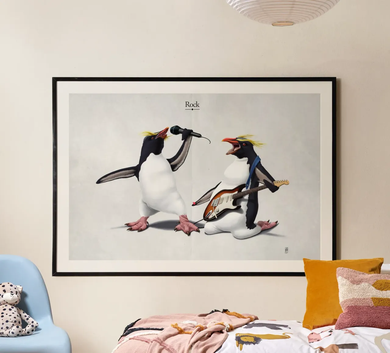 Rock (Titled) poster da Rob Art | Illustration