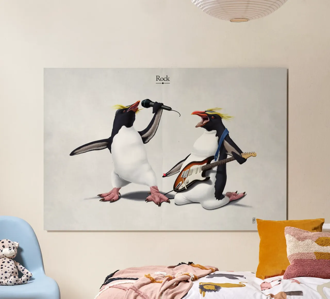 Rock (Titled) poster da Rob Art | Illustration