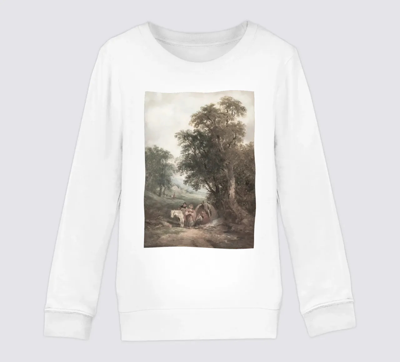 Paesaggio romantico: Traveler's Rest di Forest Edge felpa bambino da ClubArt