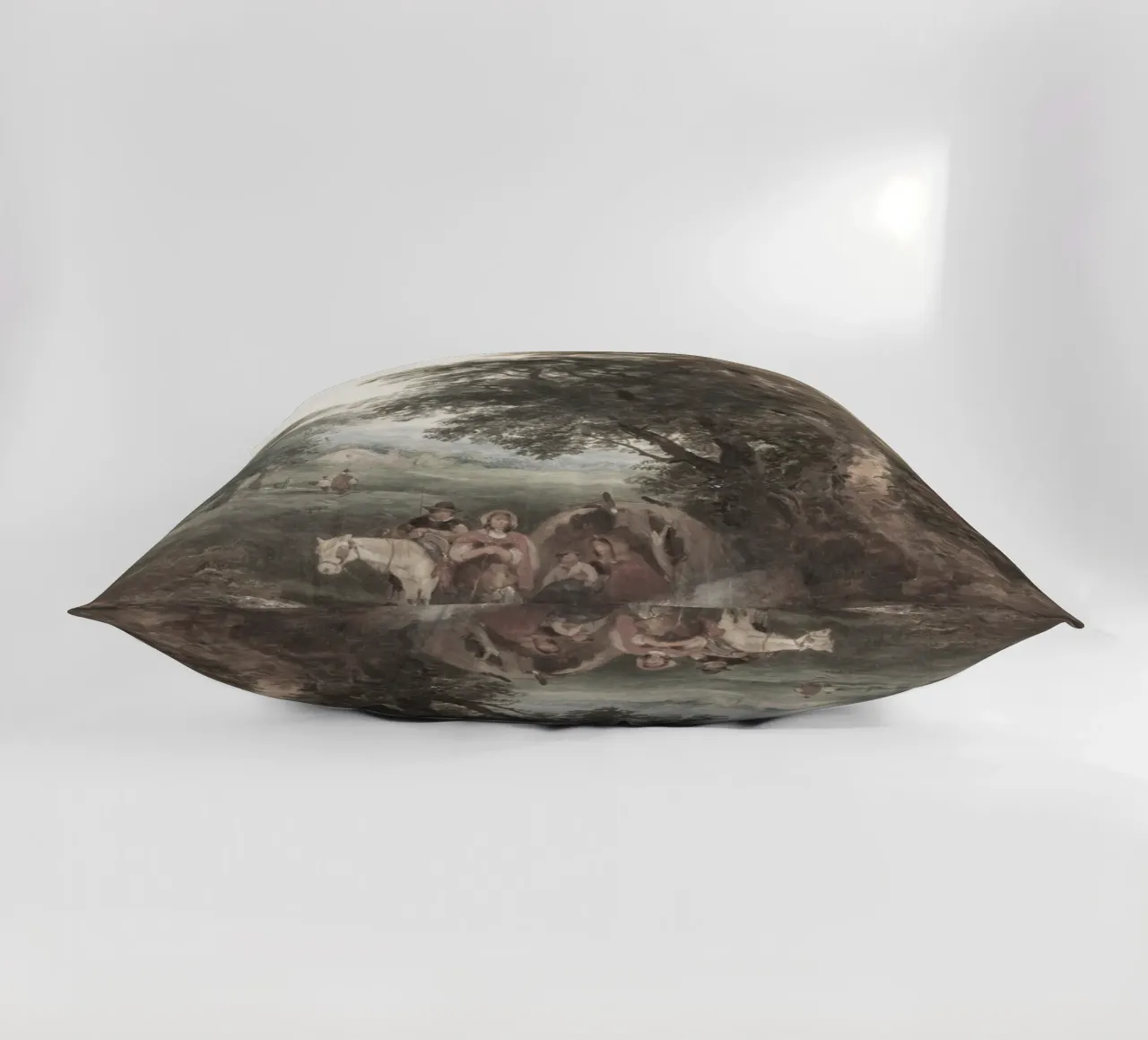 Paesaggio romantico: Traveler's Rest di Forest Edge cuscino da ClubArt