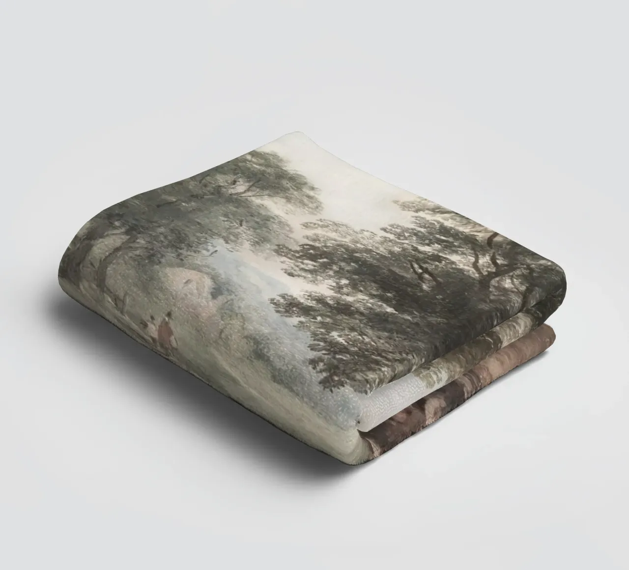 Paesaggio romantico: Traveler's Rest di Forest Edge asciugamano da bagno da ClubArt