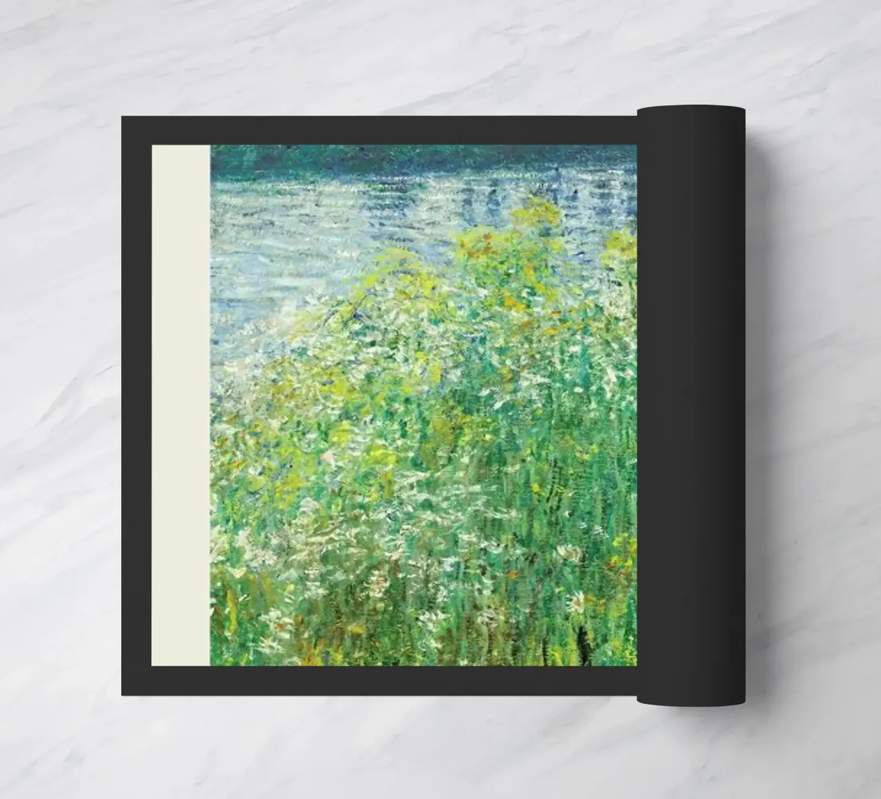 Monet – Signed Banks of the Seine zerbino da Vintage by JUNIQE