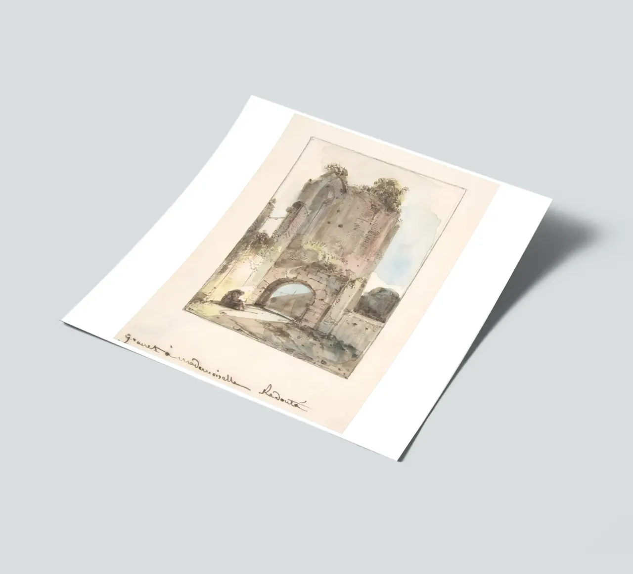 Ruinas Clásicas: Figura sentada de Ancient Archway Art pack de pegatina de ClubArt