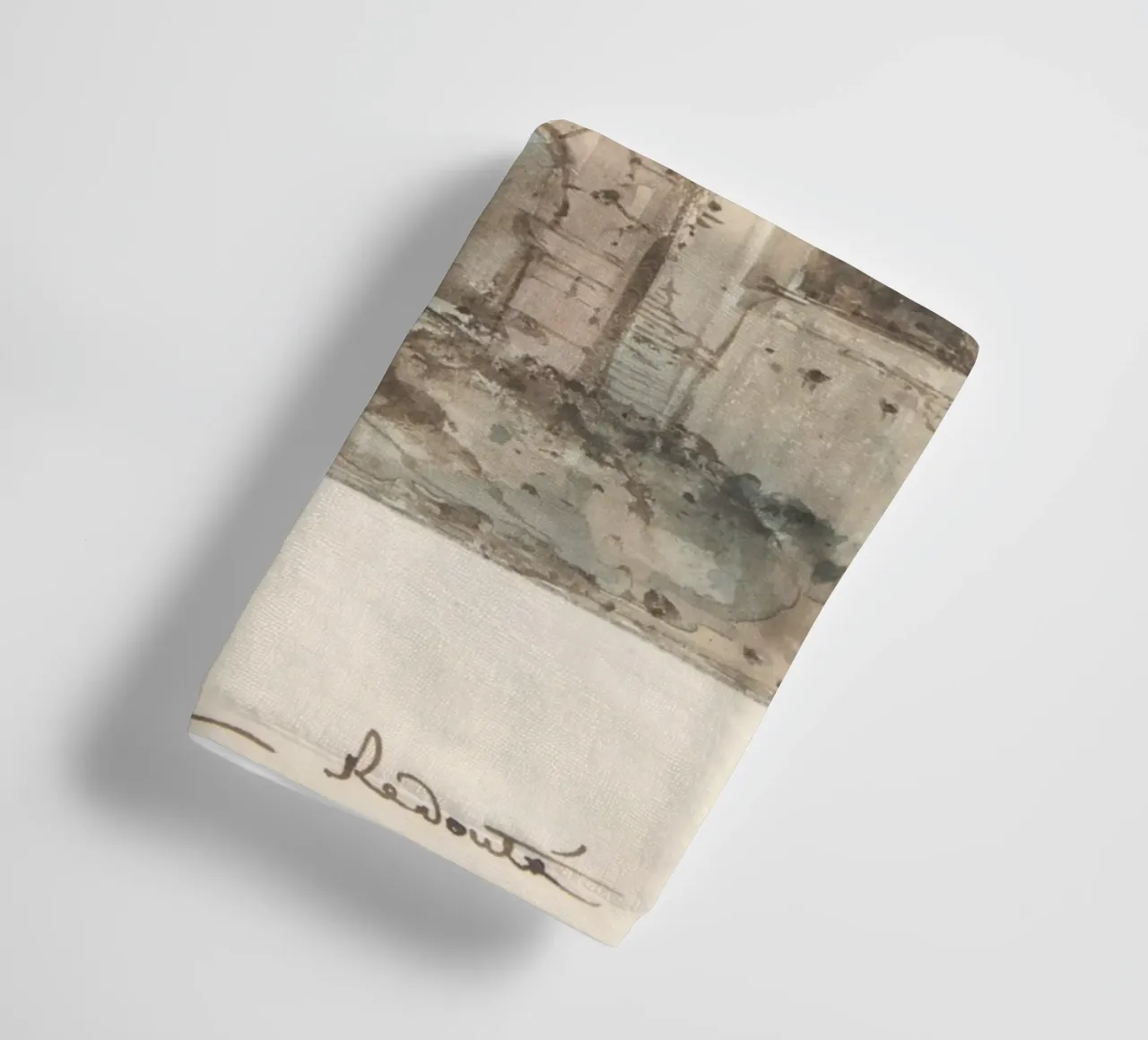Rovine classiche: Figura seduta di Ancient Archway Art asciugamano da bagno da ClubArt