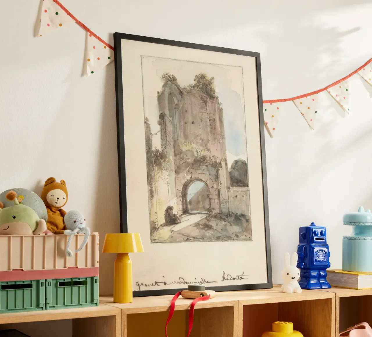 Rovine classiche: Figura seduta di Ancient Archway Art carta hahnemühle da ClubArt
