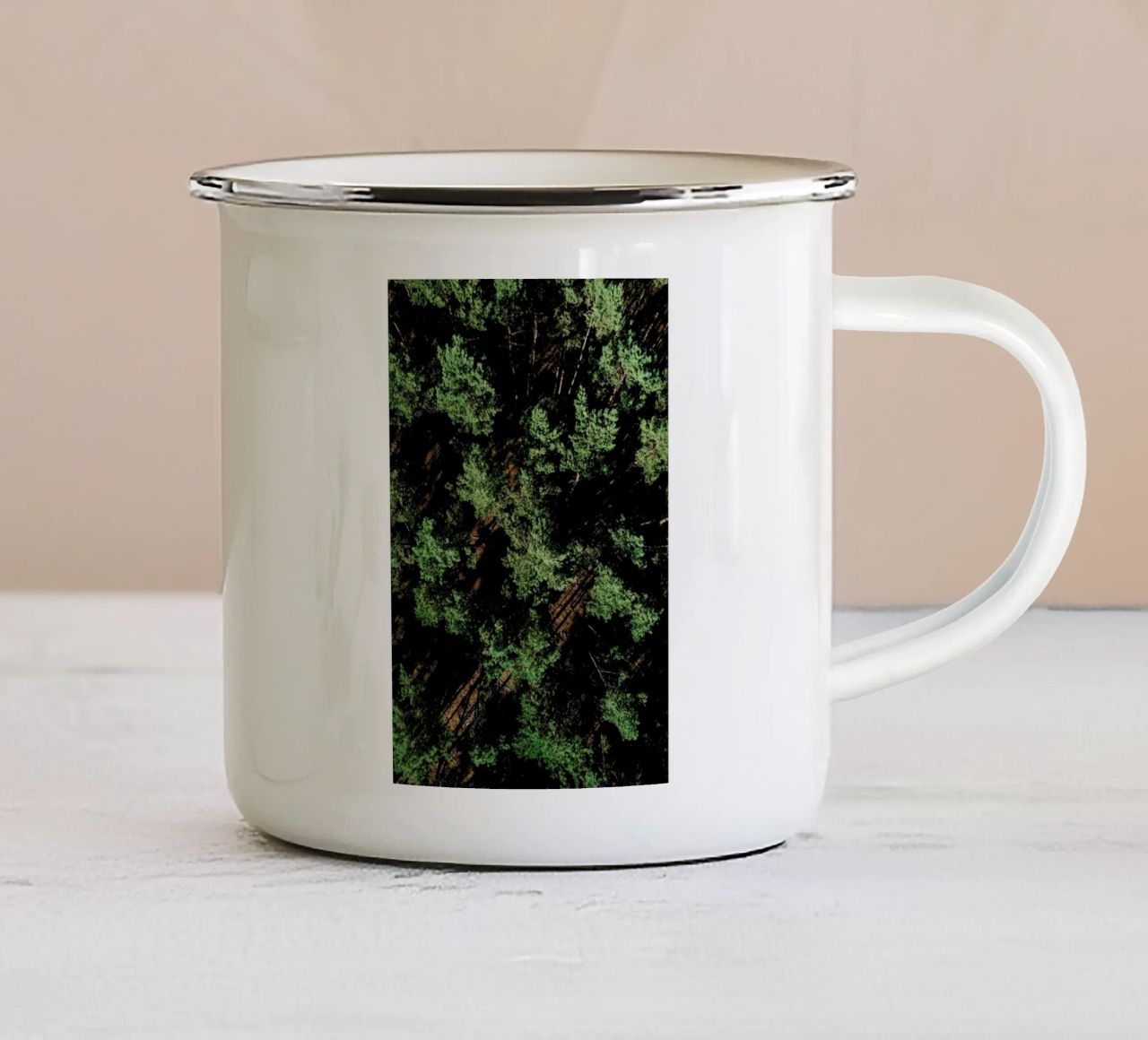 Just A Bunch Of Trees tazza in smalto da Sebastian Hilgetag