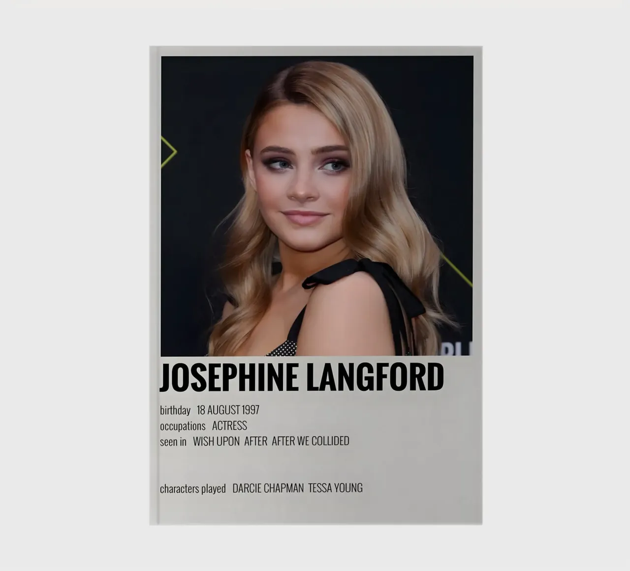 JOSEPHINE LANGFORD diario da MVFminimalist