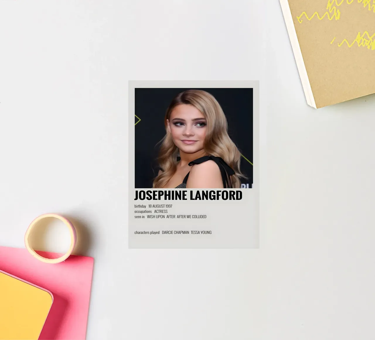 JOSEPHINE LANGFORD adesivo da MVFminimalist