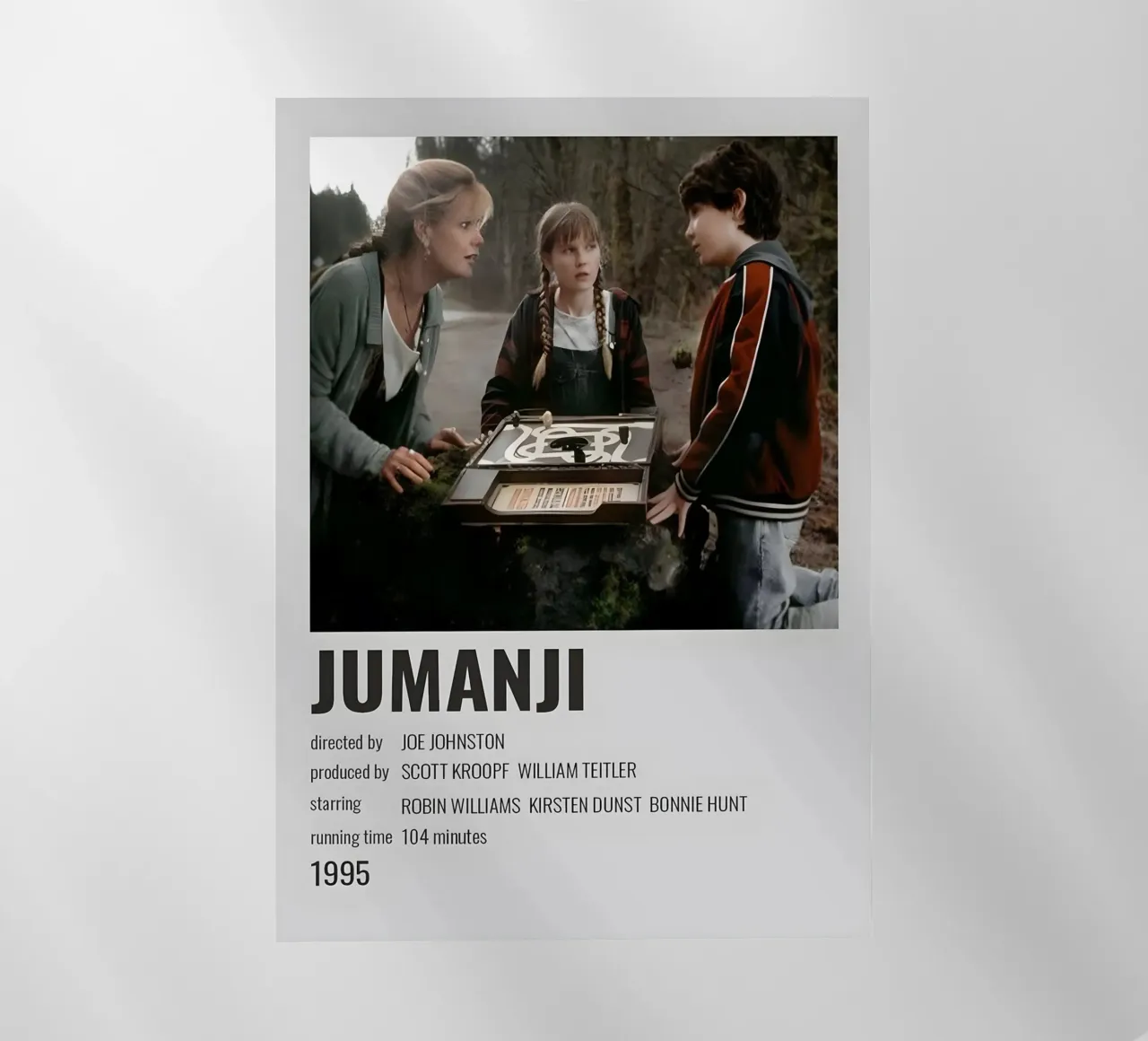JUMANJI pellicola backlit da MVFminimalist