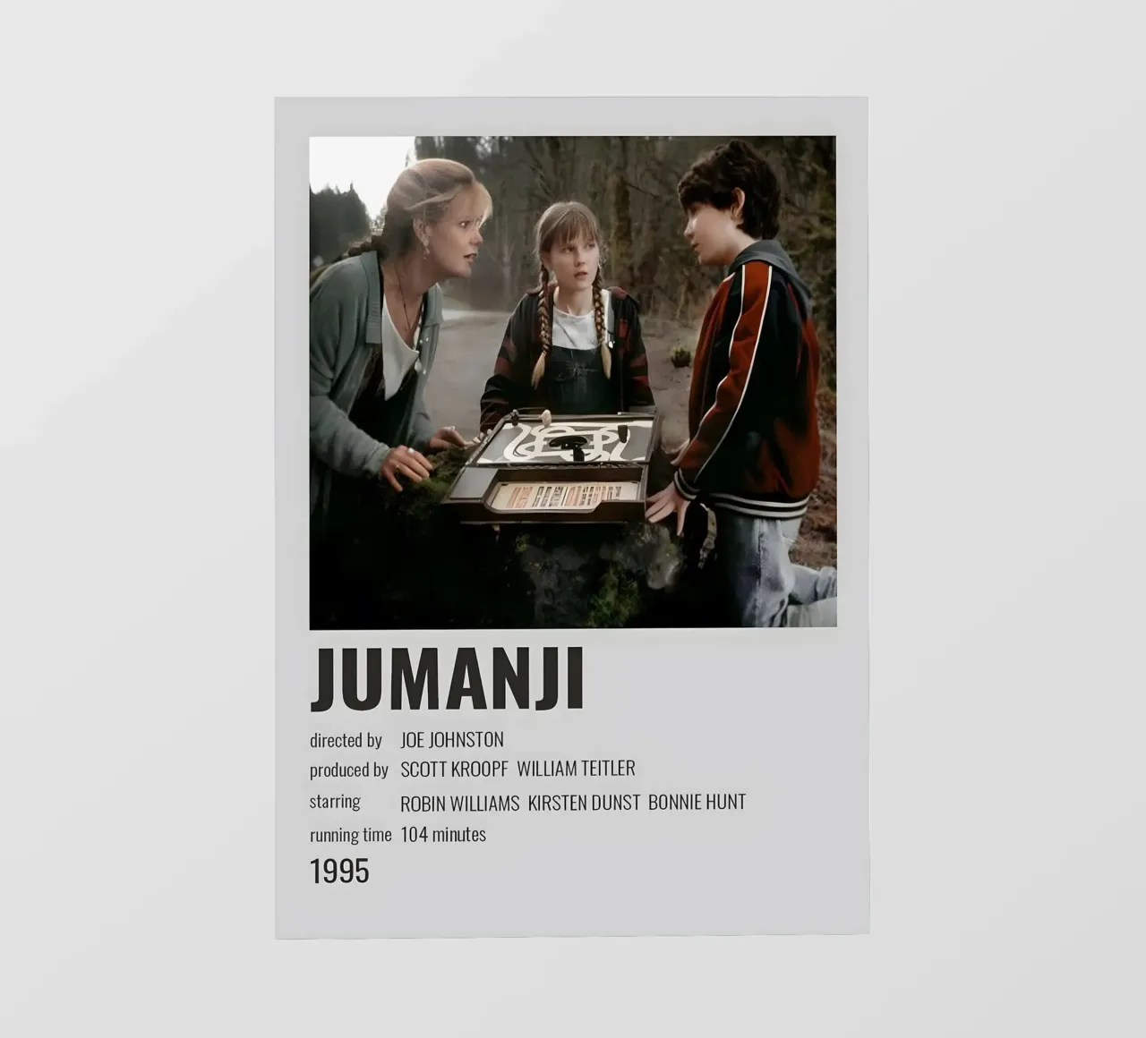 JUMANJI pellicola backlit da MVFminimalist
