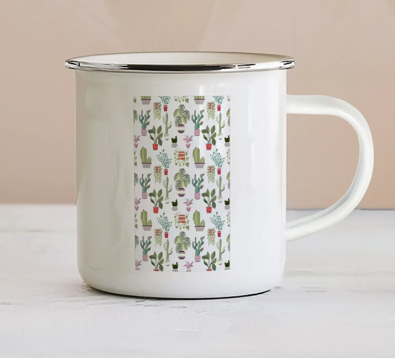 Urban Jungle tazza in smalto da Sabrina Ziegenhorn