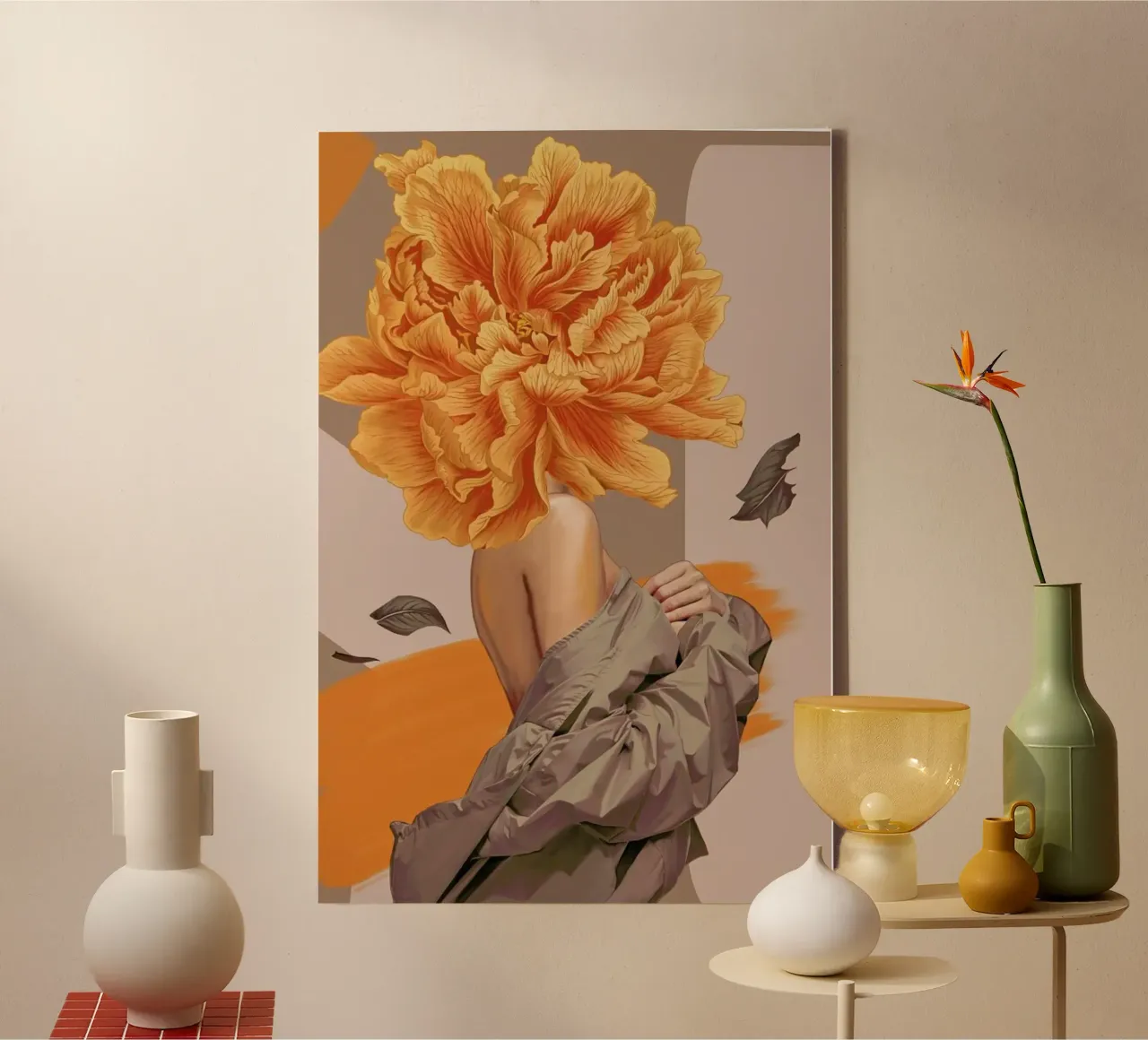 Redeem canvas with Floater frame by Nettsch