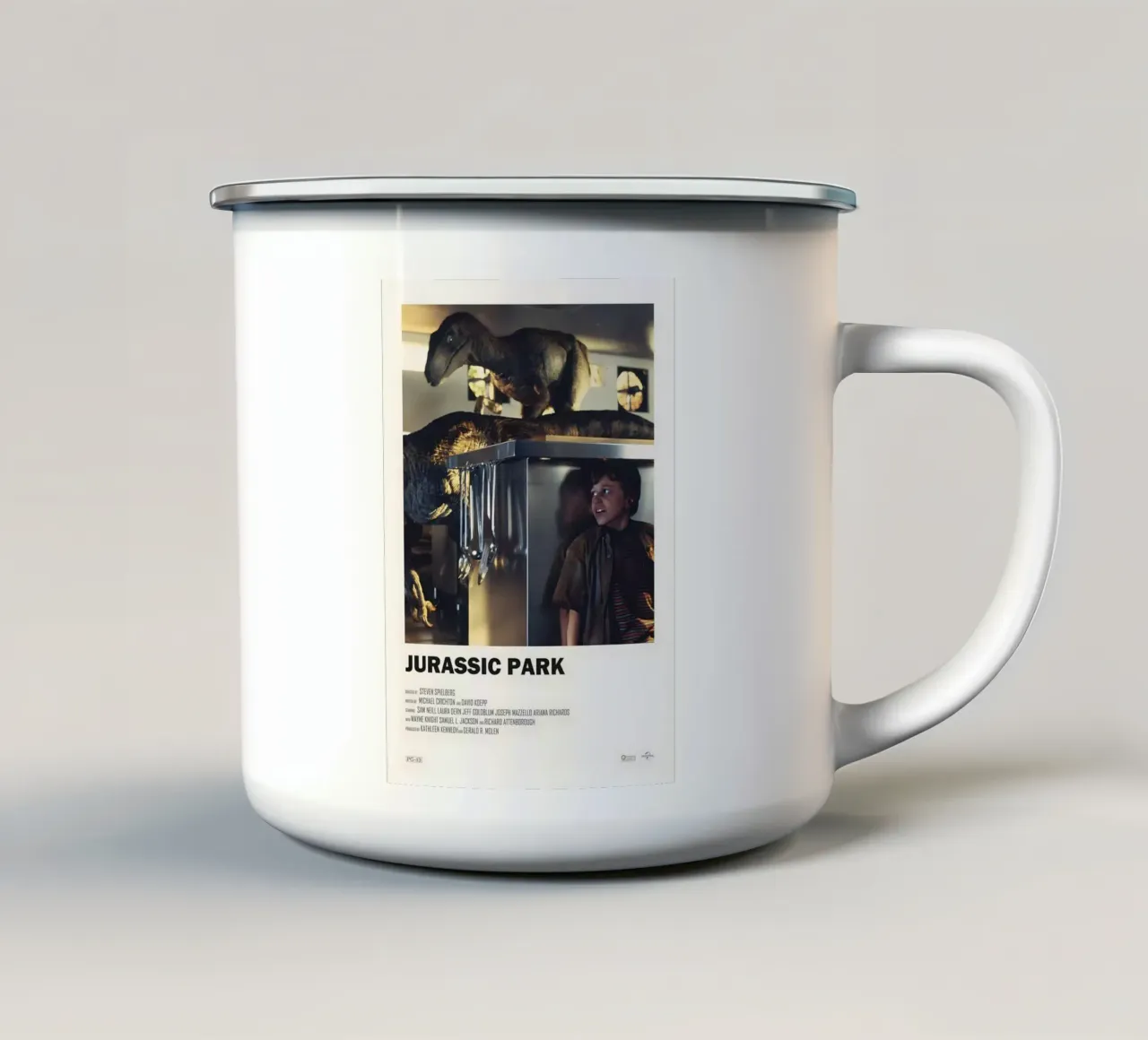 JURASSIC PARK tazza in smalto da MVFminimalist