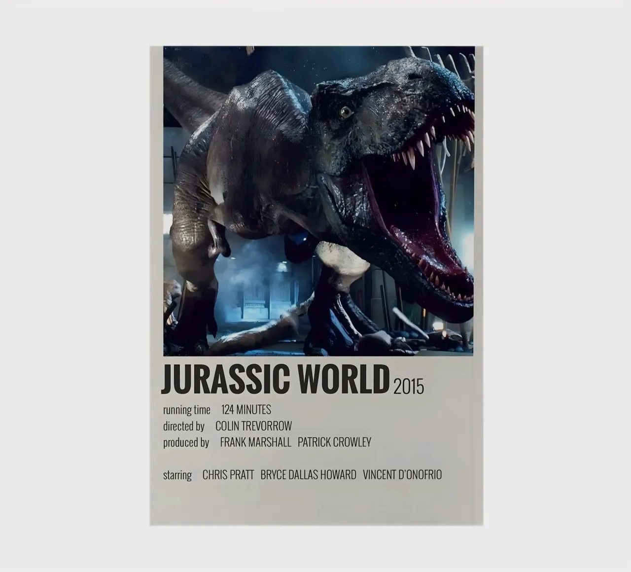 JURASSIC WORLD 2015 diario da MVFminimalist