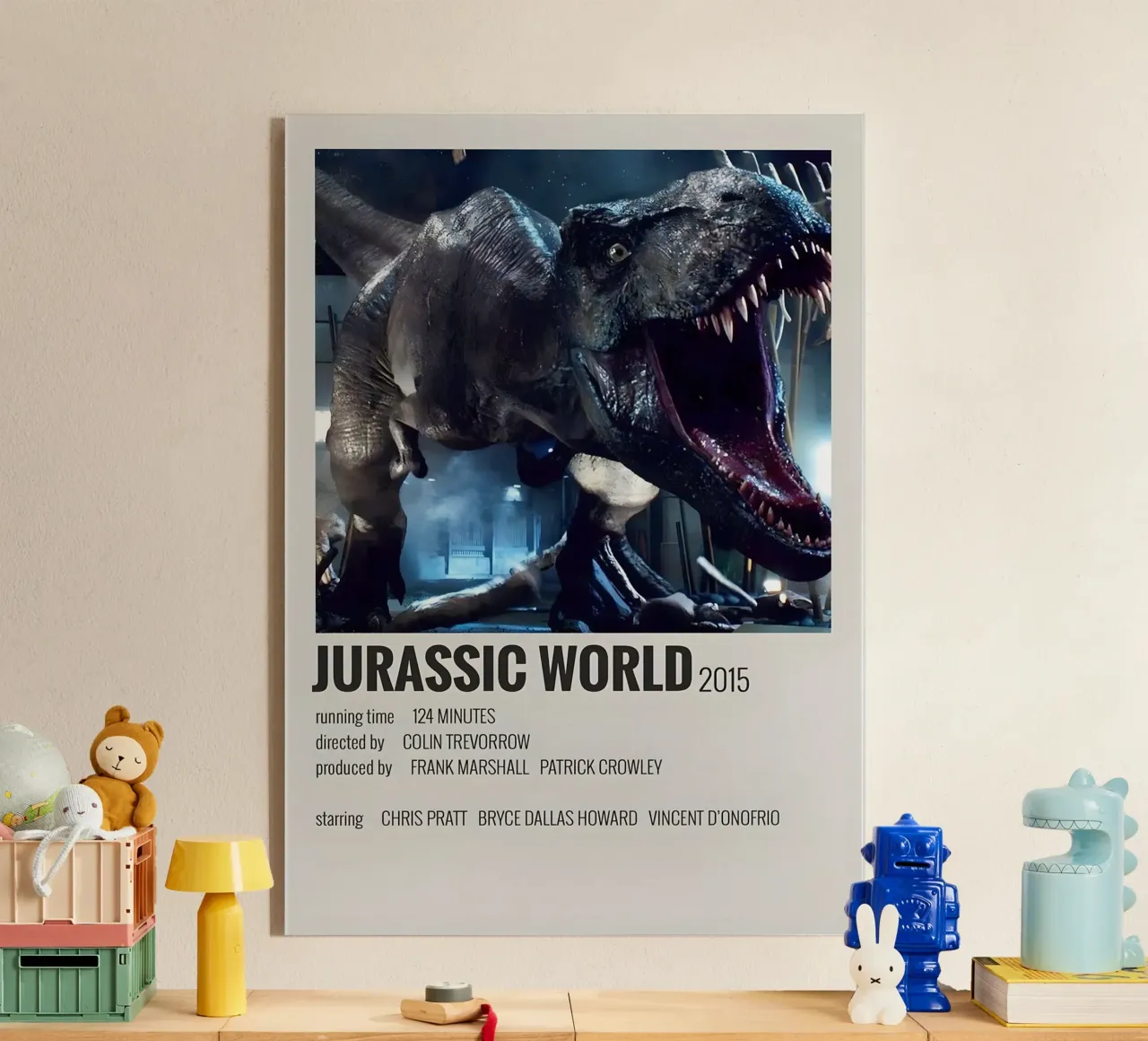 JURASSIC WORLD 2015 plexiglass da MVFminimalist