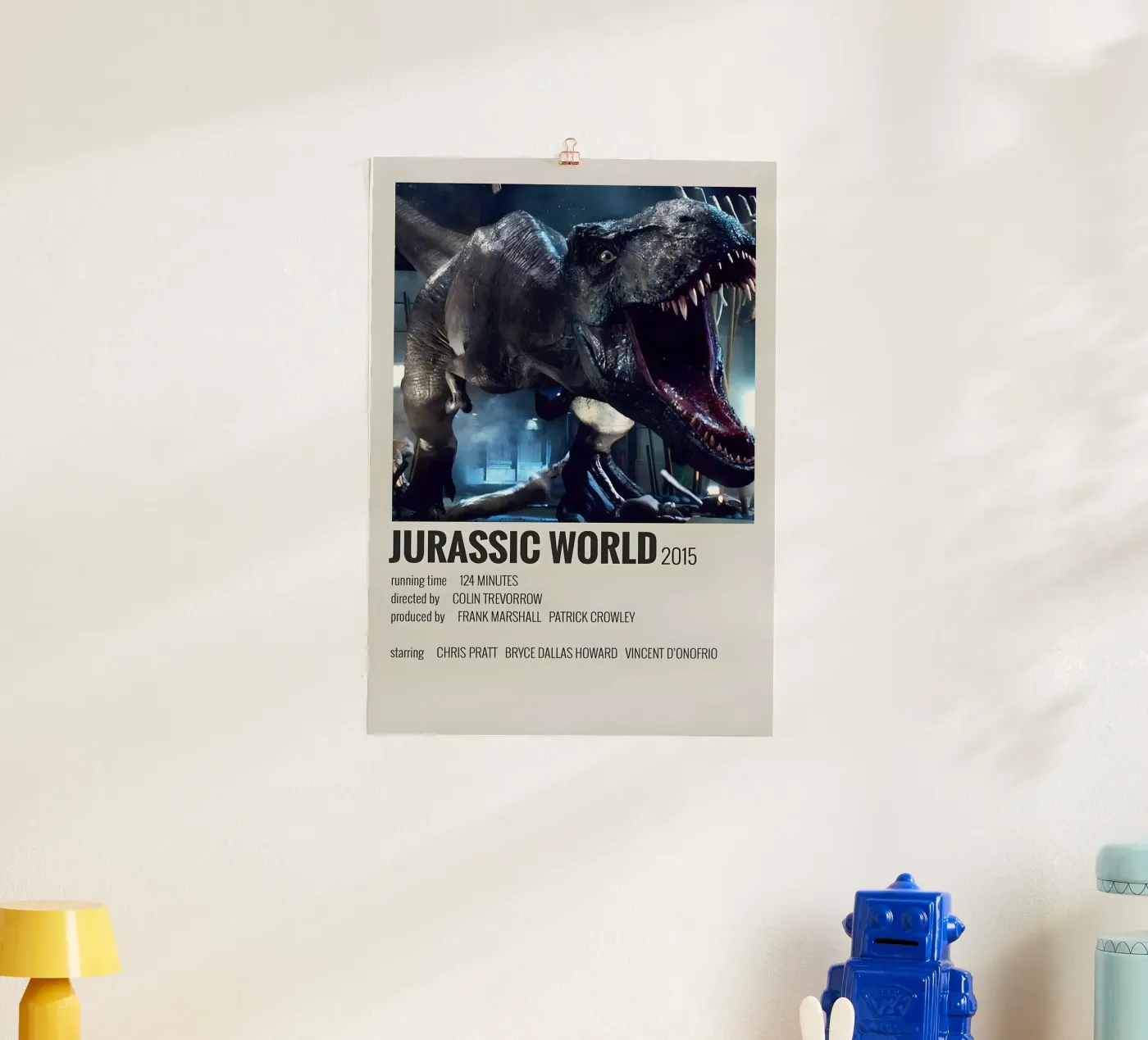 JURASSIC WORLD 2015 poster da MVFminimalist