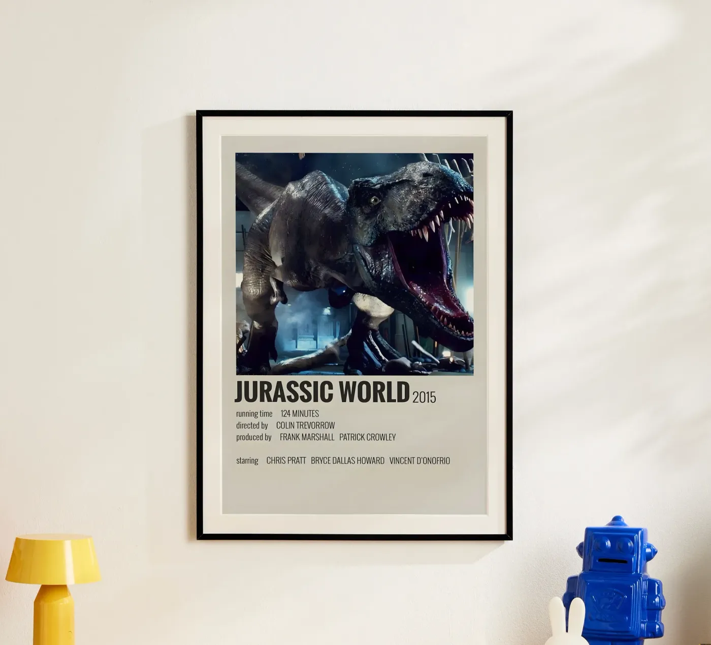 JURASSIC WORLD 2015 poster da MVFminimalist