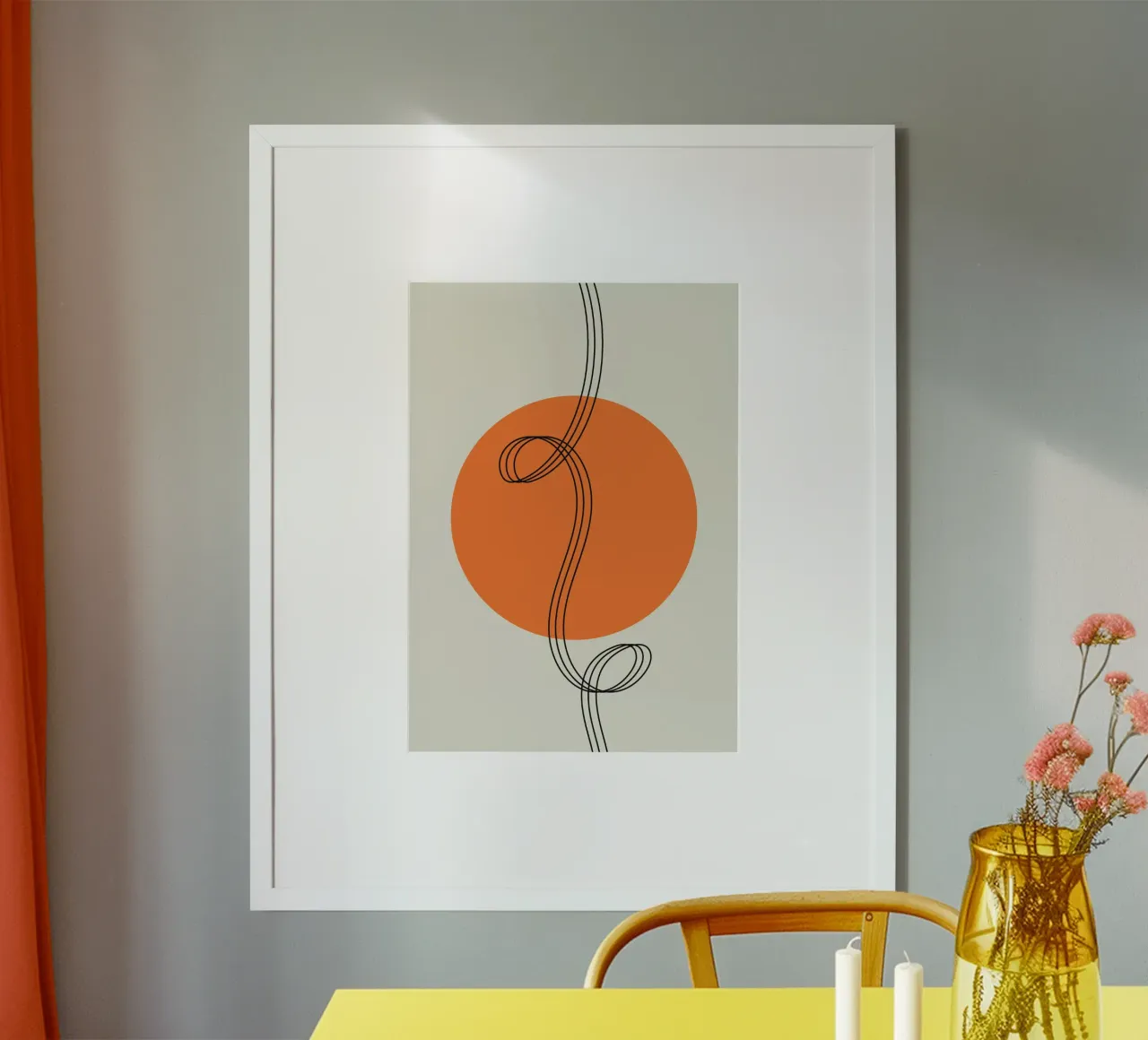 Linea capelli bauhaus poster da Family Bauhaus Art