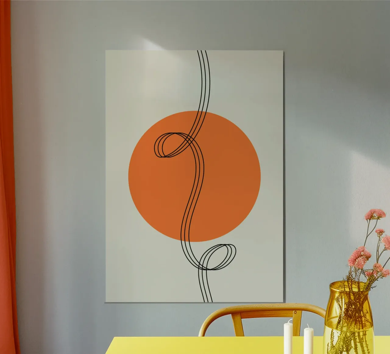 Linea capelli bauhaus poster da Family Bauhaus Art