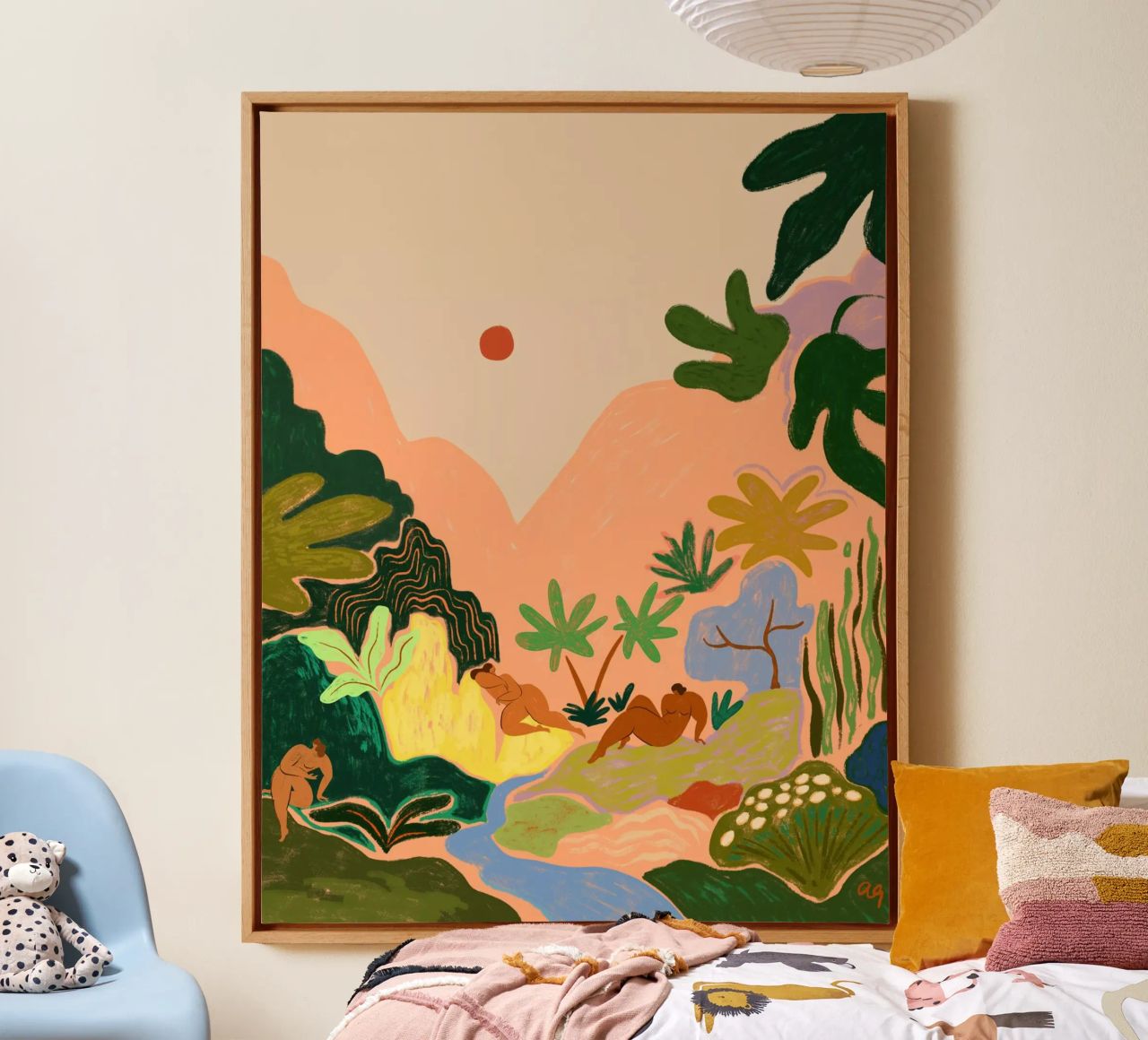 Lost Paradise Leinwand von Arty Guava