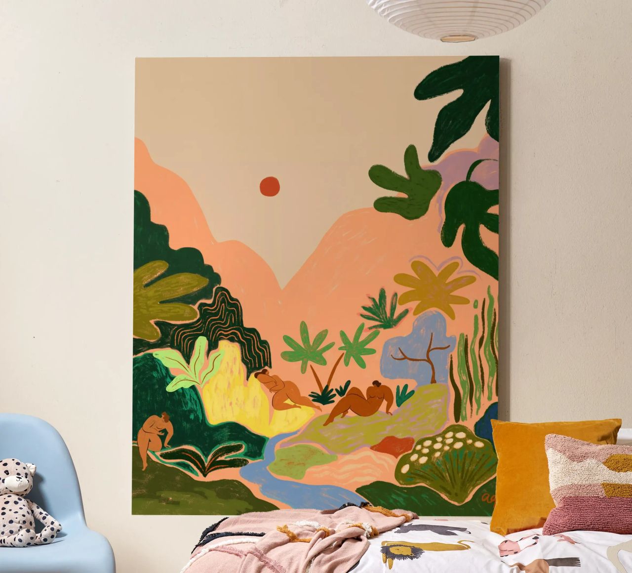 Lost Paradise Leinwand von Arty Guava