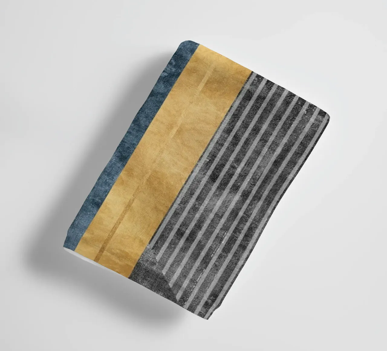blue and black abstract art with lines asciugamano da bagno da vintageshop