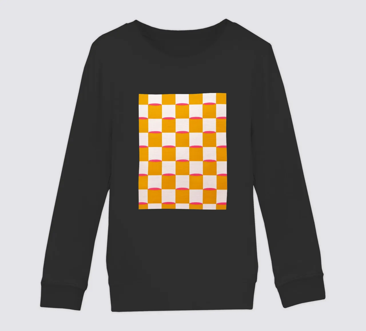 Quadrati e linee felpa bambino da Carinaprint