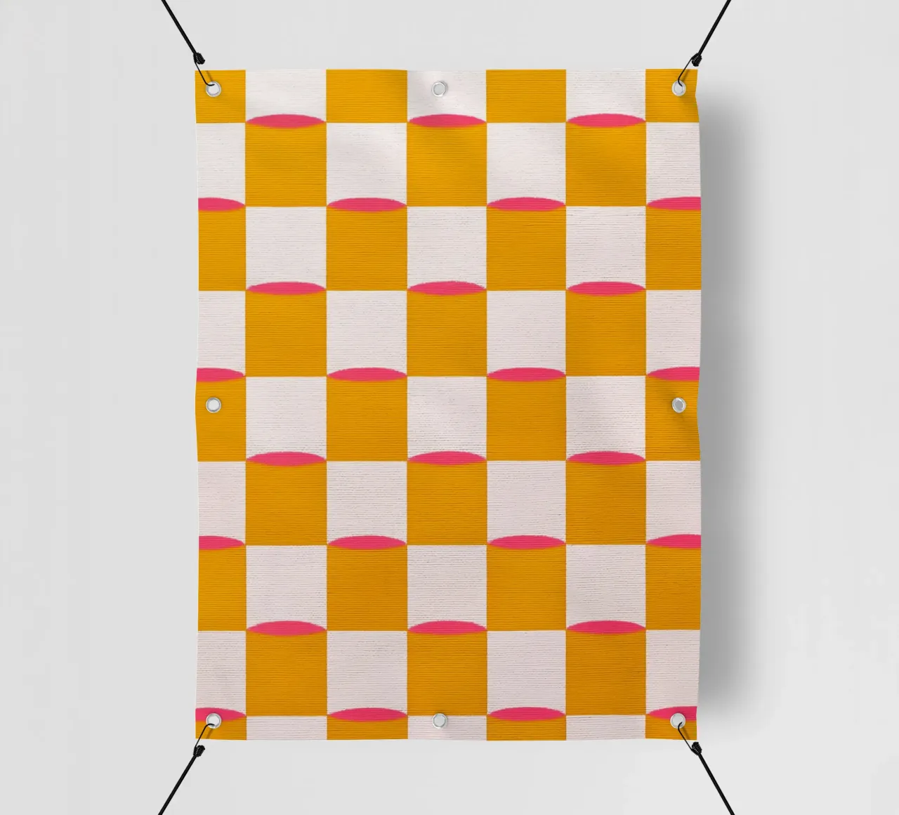 Quadrati e linee telo in pvc da Carinaprint