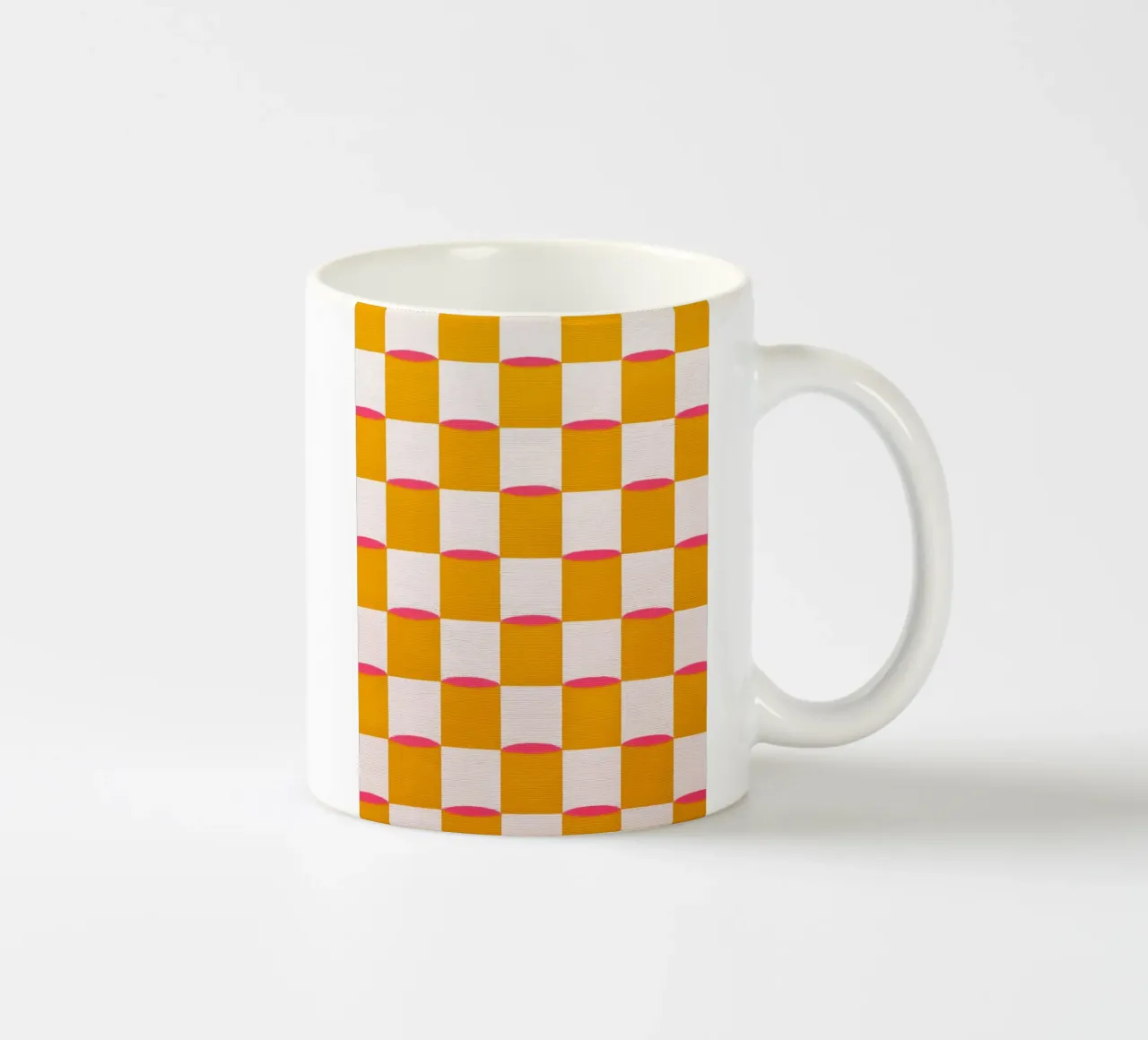 Quadrati e linee tazza in ceramica da Carinaprint