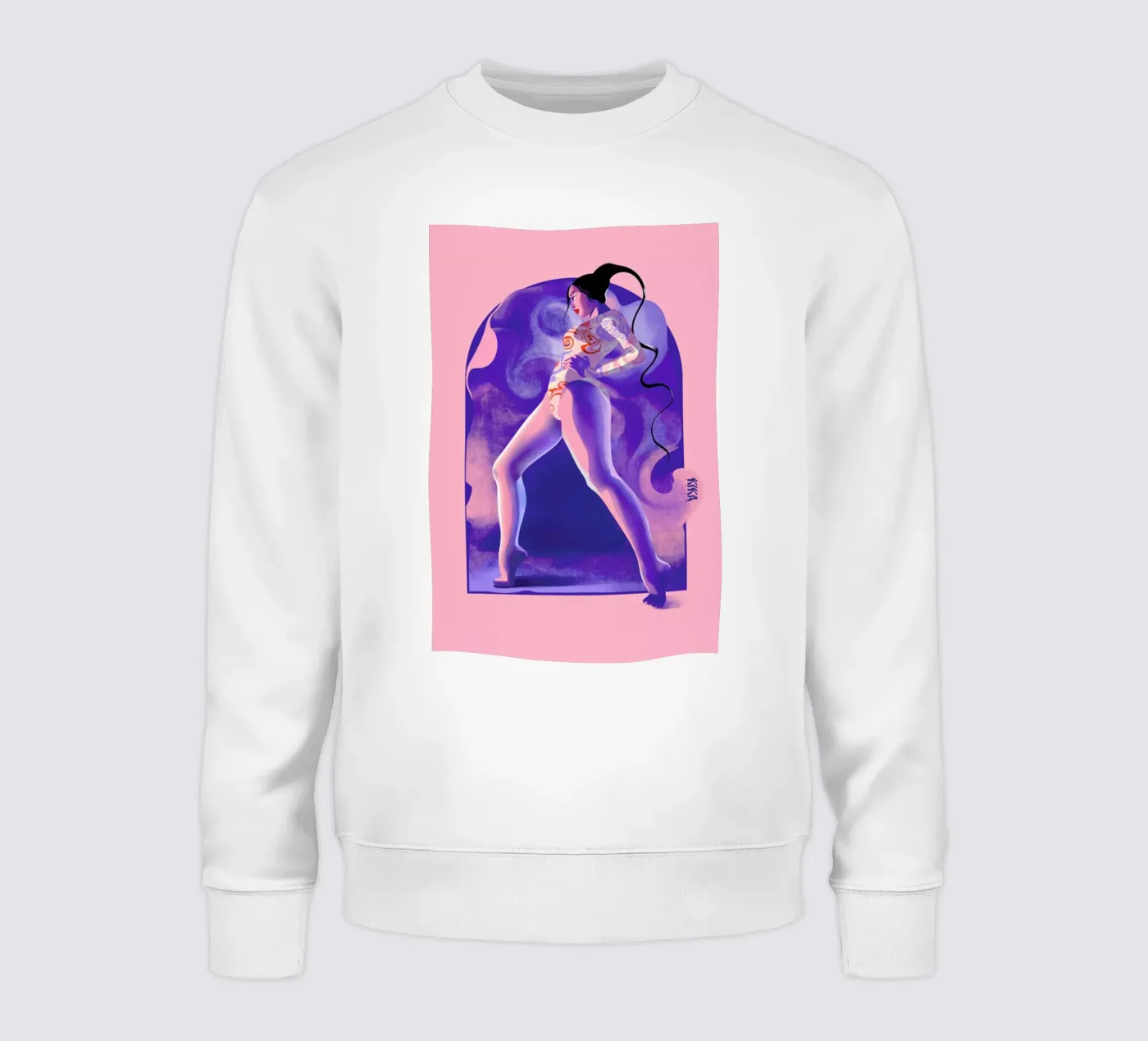 Fearless sweatshirt van Kika illu