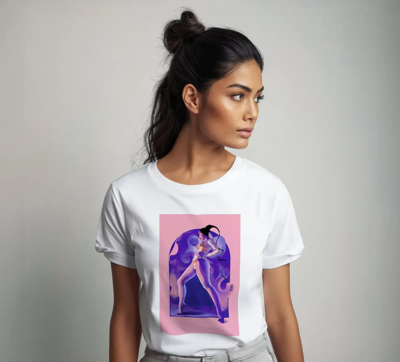 Fearless t-shirt da Kika illu