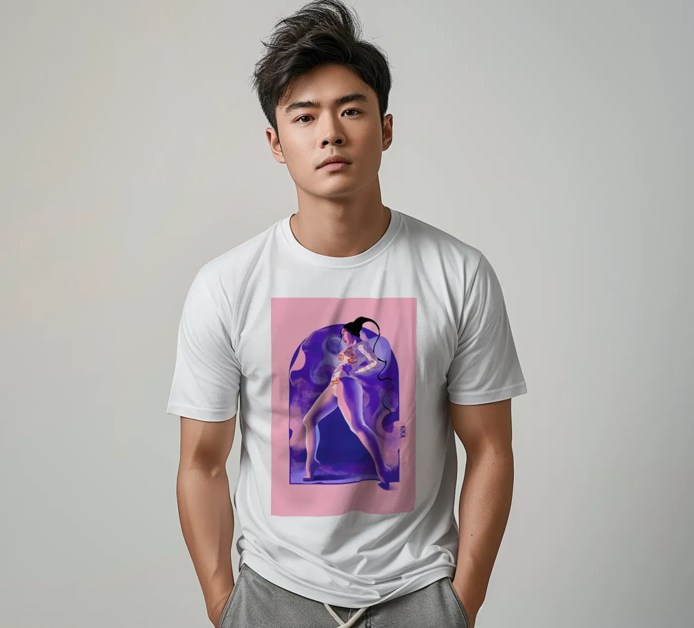 Fearless t-shirt da Kika illu