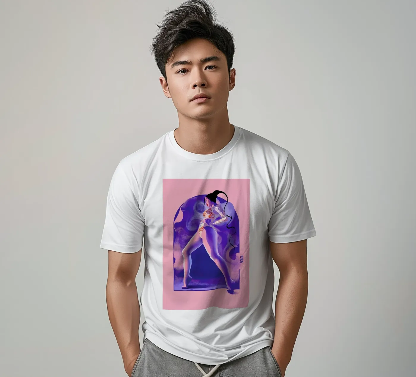 Fearless t-shirt da Kika illu