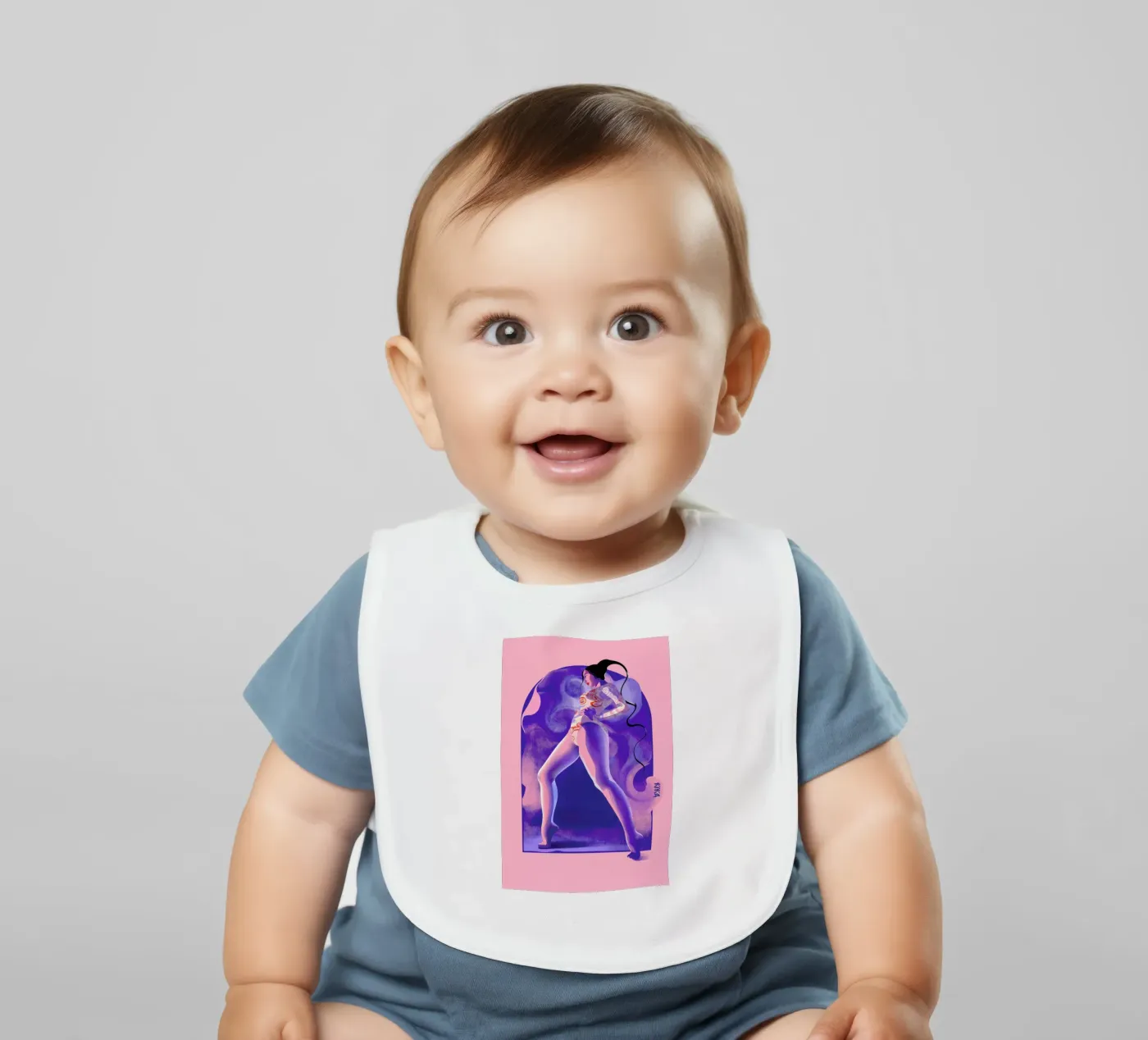 Fearless baby slabbetje van Kika illu